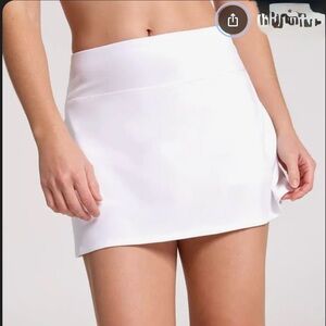 Calia Carrie Underwood Essential High Rise Mini Skort A-line Unbleached Large